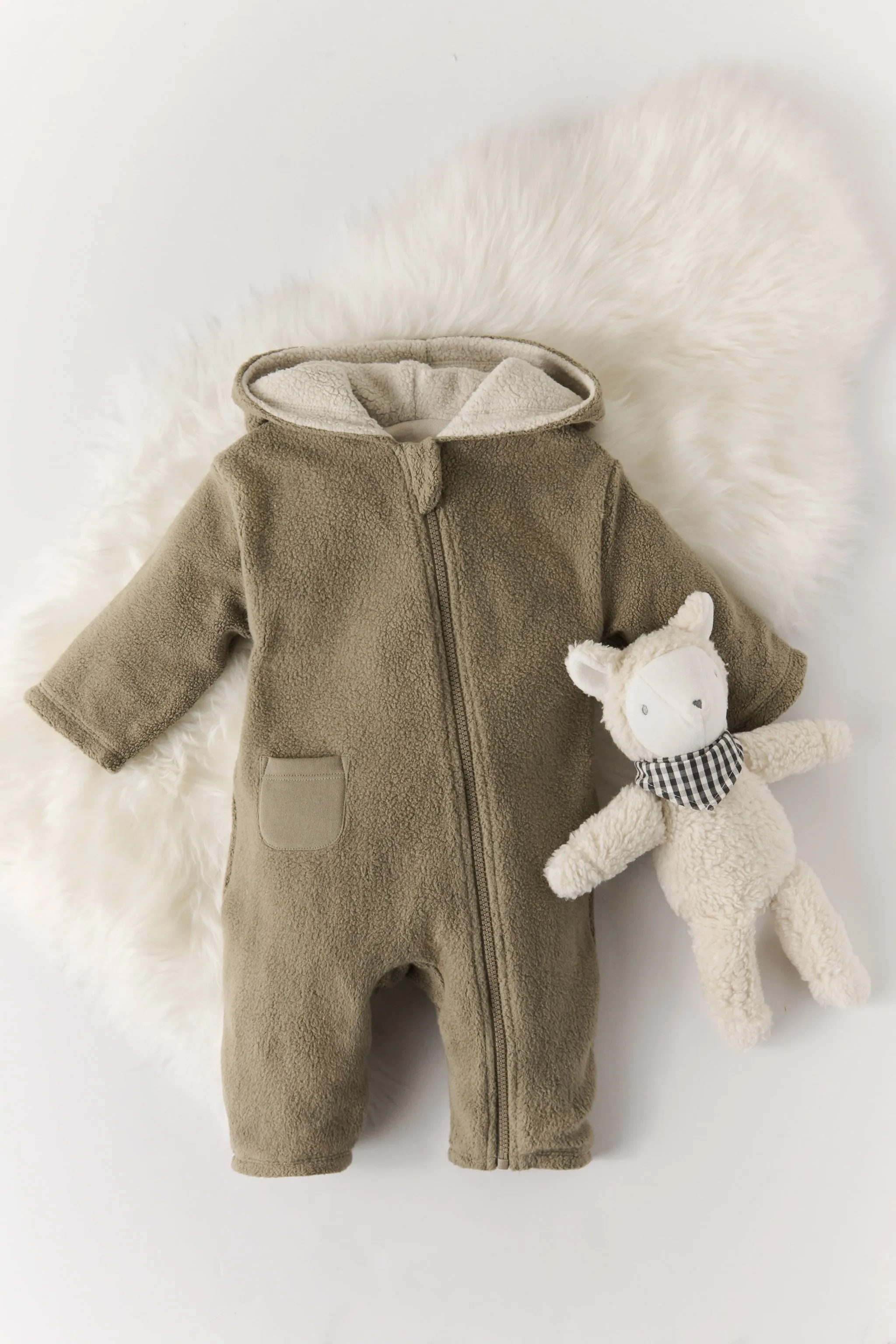 Teddy Fleece Baby Suit