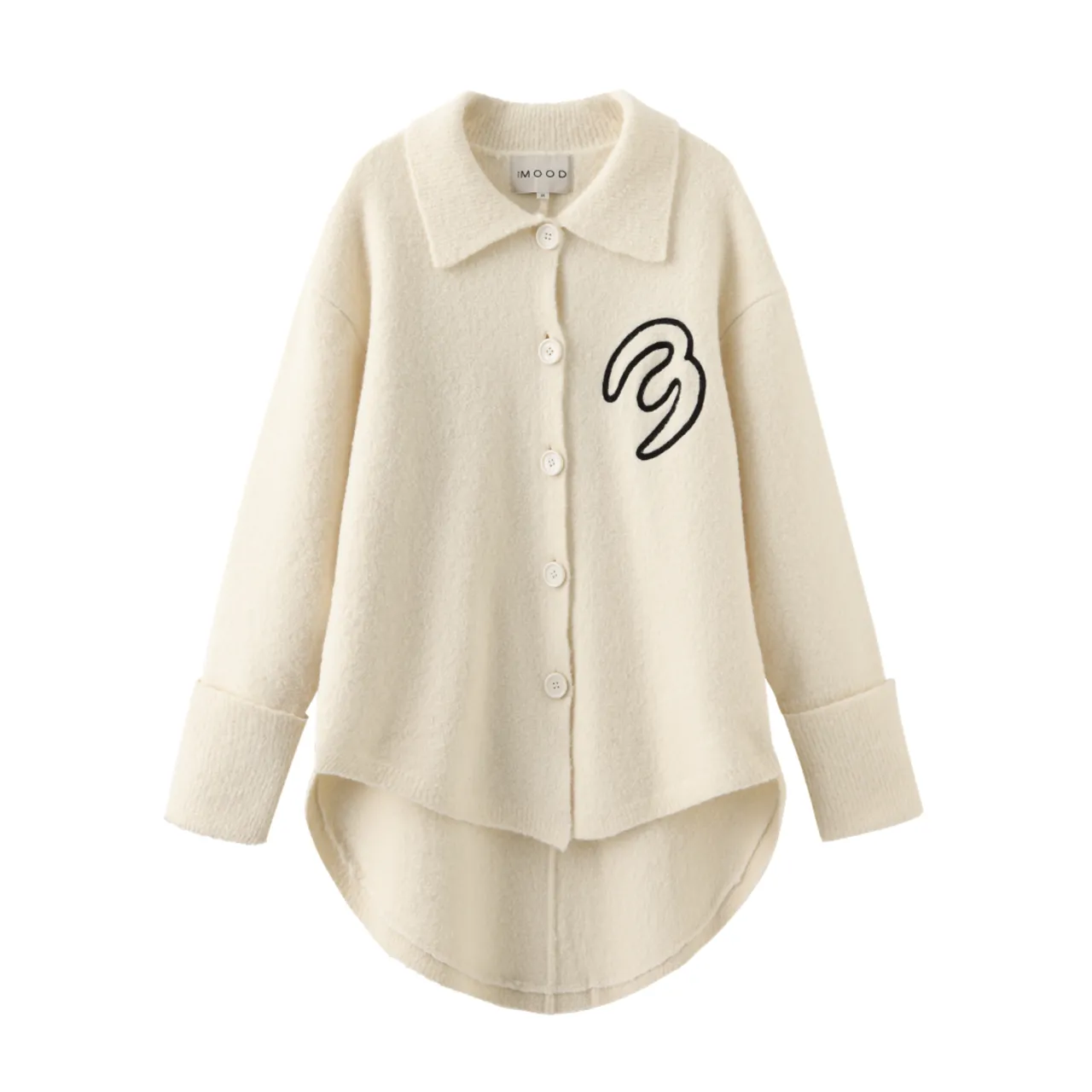 Teddy Knit Cardigan - White