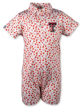 Texas Tech Garb "Earnest" Game Day Infant Romper