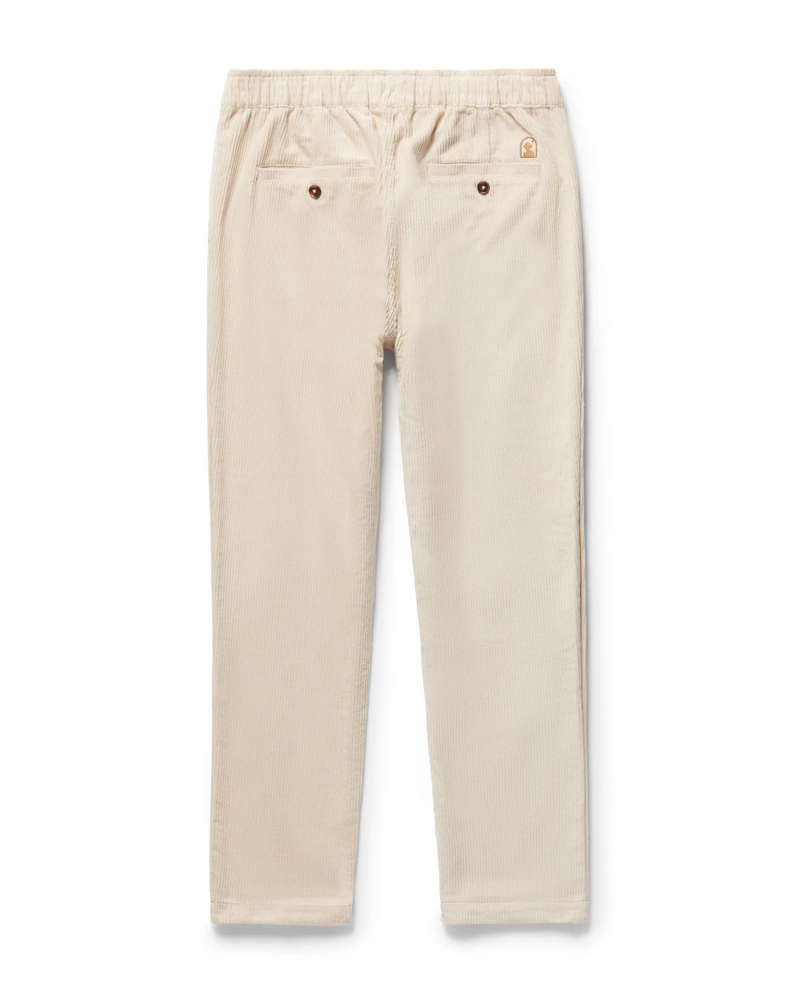 The Corsica Corduroy Pant - Alabaster White