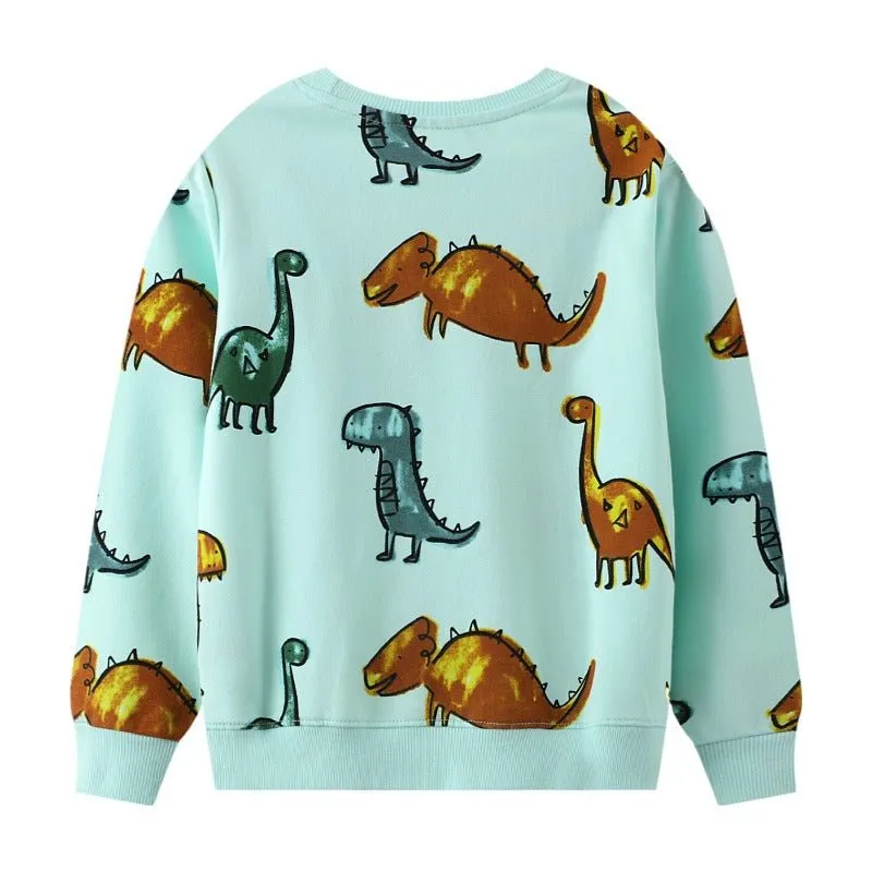 Toddler/Kid's Unisex Dinosaur Print Sweatshirt