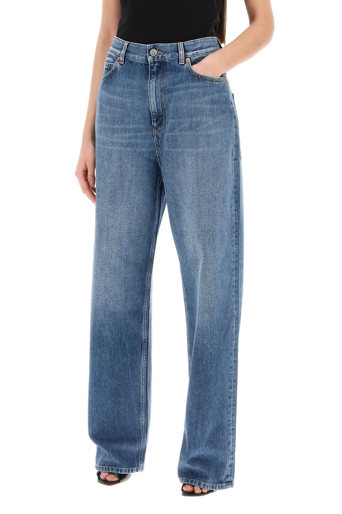 Valentino Garavani Wide Leg Jeans