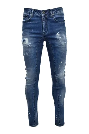 Vialli Nazree Ultra Fit Blue Denim Jeans