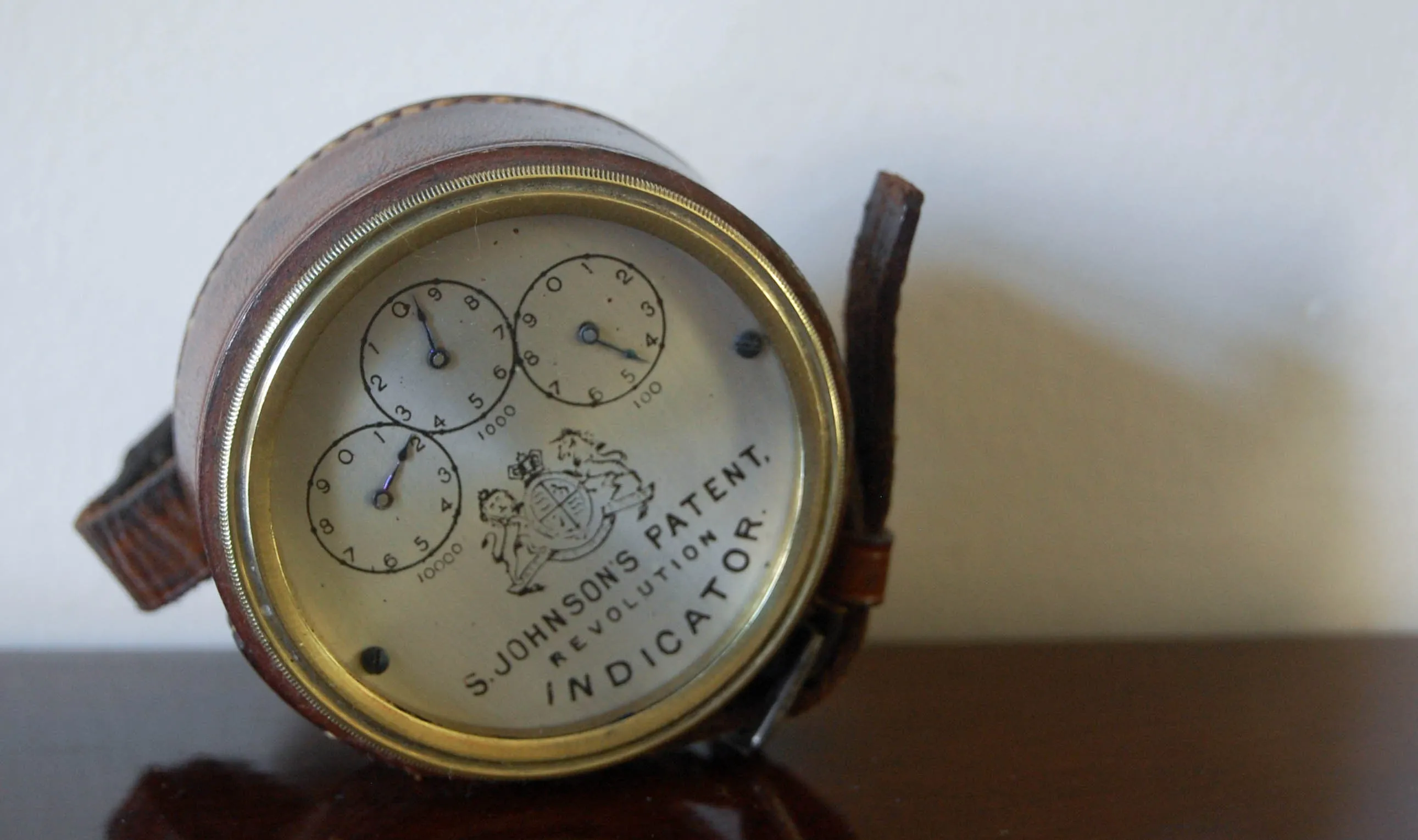 Victorian S Johnson's Patent Revolution Indicator or Odometer