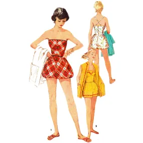 Vintage 1950’s Sewing Pattern, Playsuits & Coat - Bust: 32” (81cm)