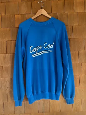 Vintage Cape Cod Raglan Sweatshirt - Blue