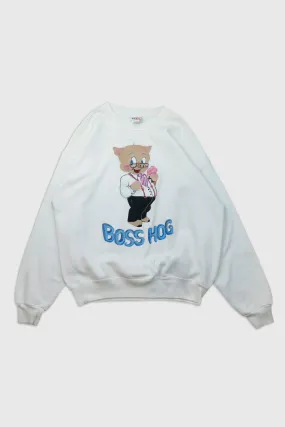 Vintage Hand Painted Boss Hog Sweatshirt Sz XL