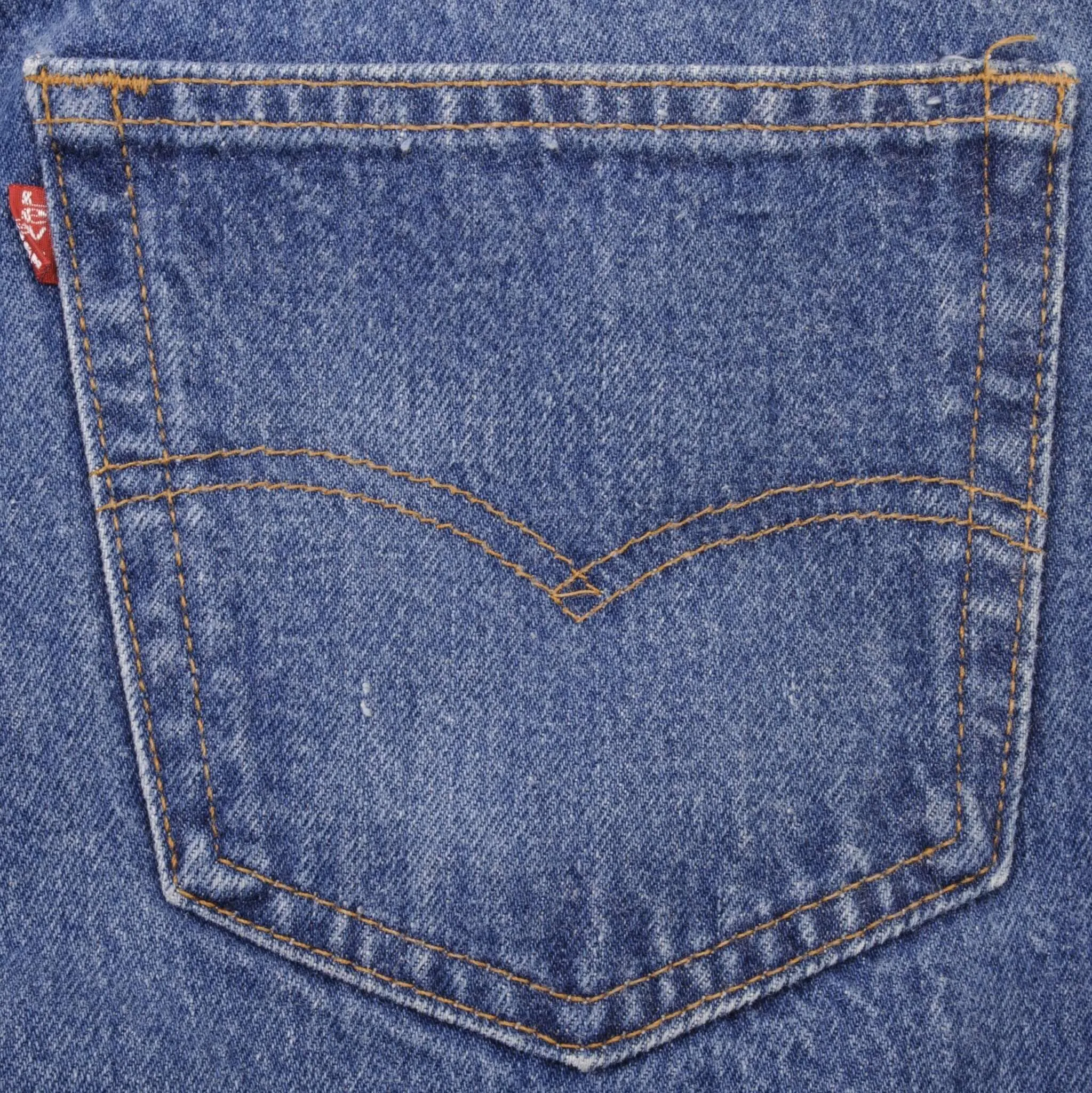 VINTAGE LEVIS 501 JEANS INDIGO 1980S SIZE W33 L37 MADE IN USA