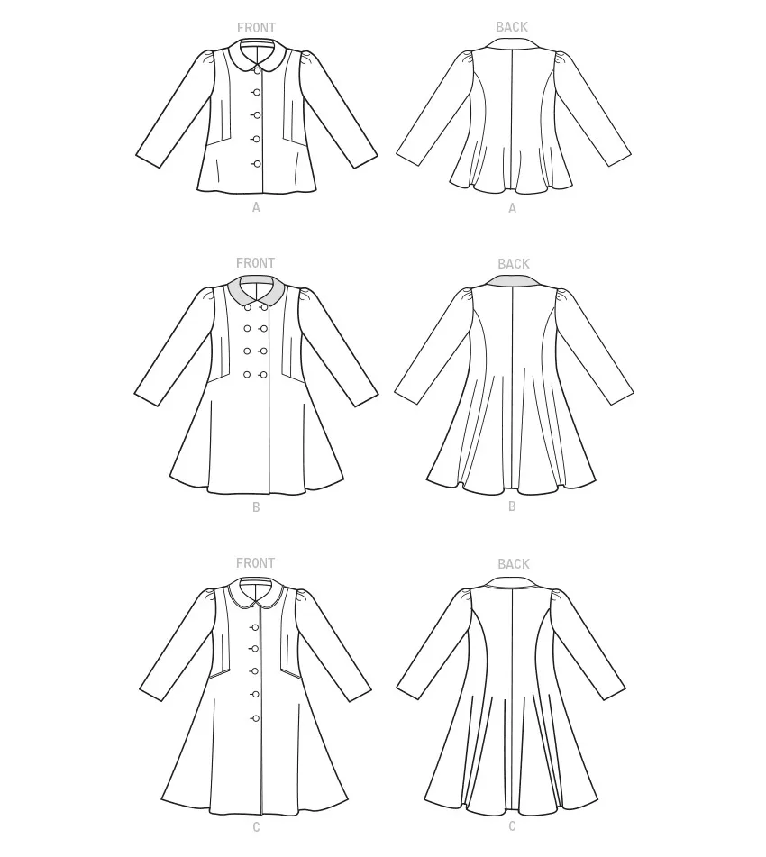 Vogue Pattern V1856 Child/Girl Jacket & Coat