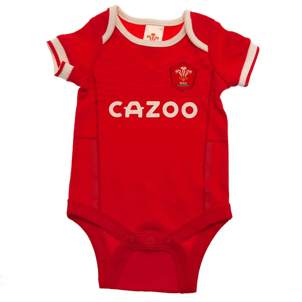 Wales RU 2 Pack Bodysuit - 6-9 Months