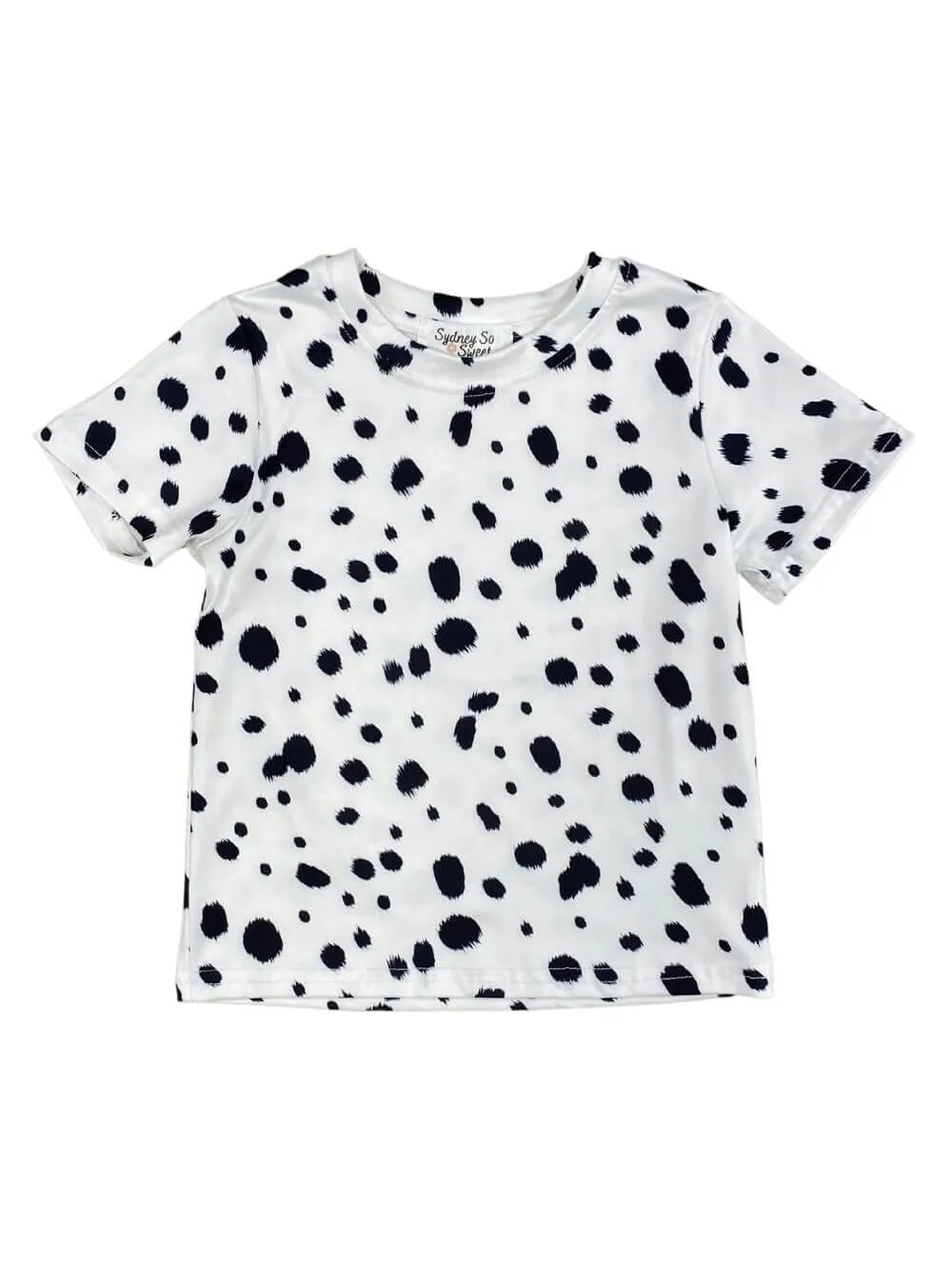 White & Black Dalmatian Costume T-Shirt for Boy or Girl