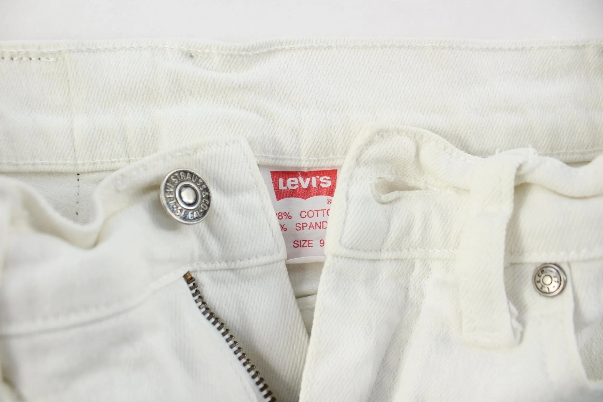 Women's 80's Levi's White Denim Jeans