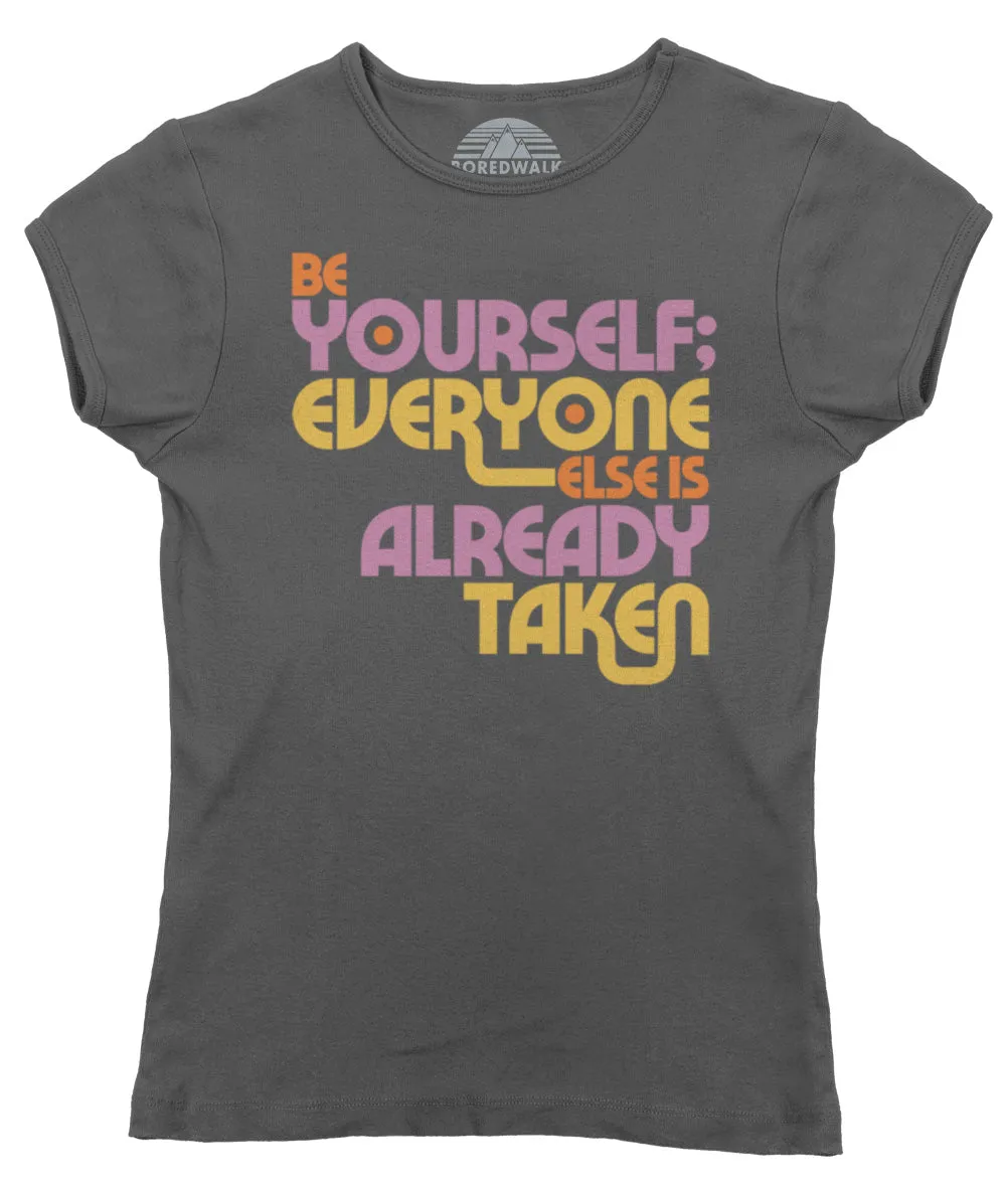 Women's Be Yourself T-Shirt - Oscar Wilde