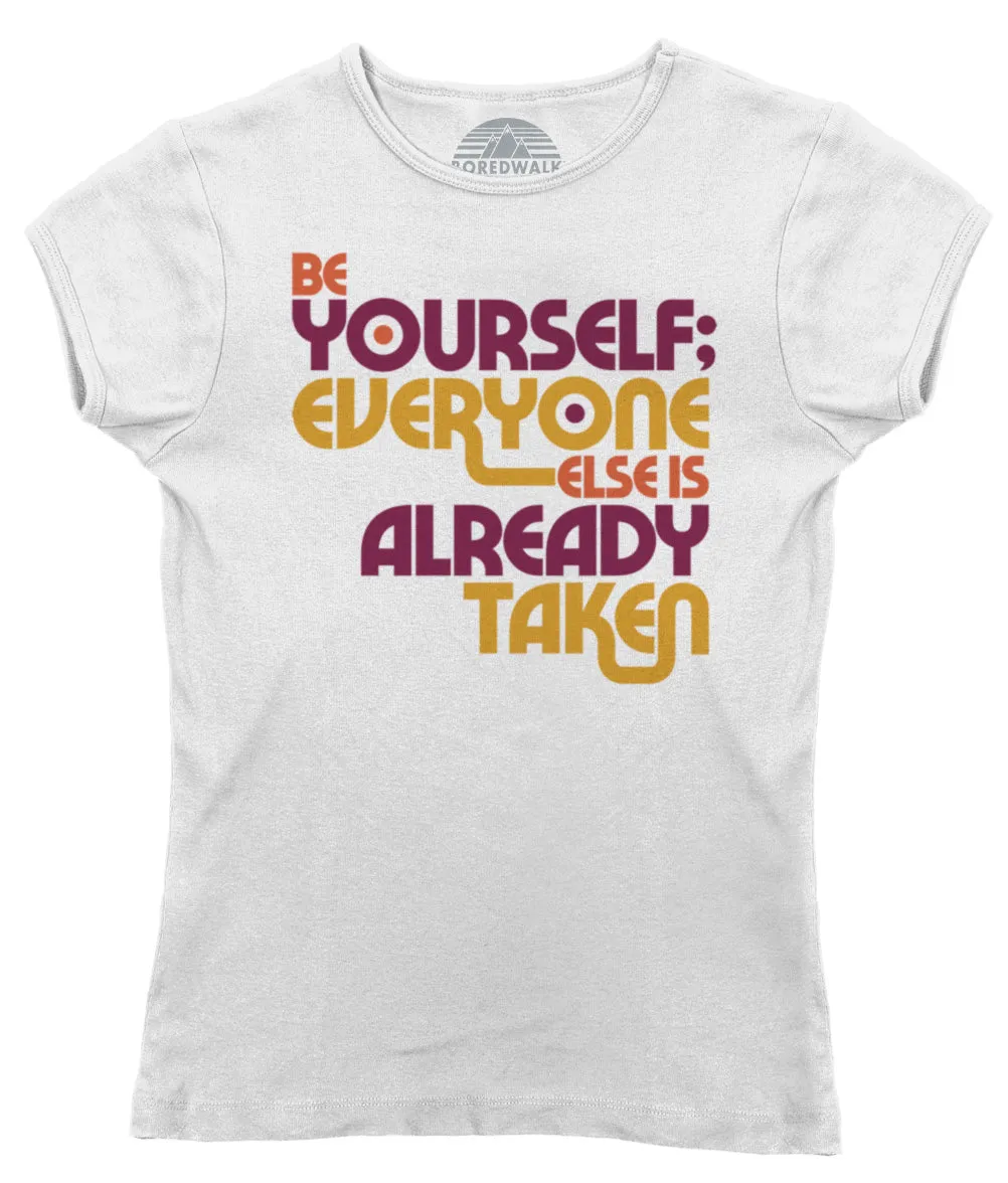 Women's Be Yourself T-Shirt - Oscar Wilde