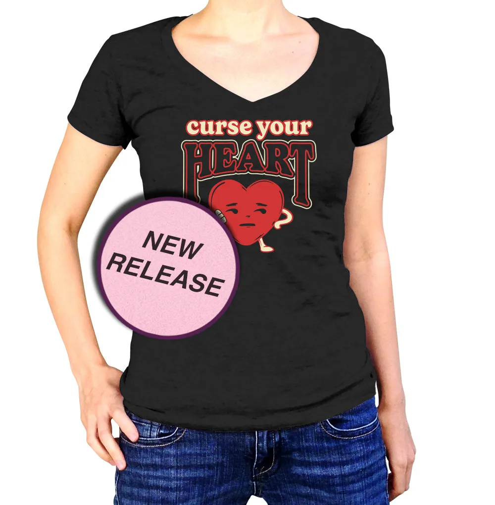 Women's Curse Your Heart Vneck T-Shirt