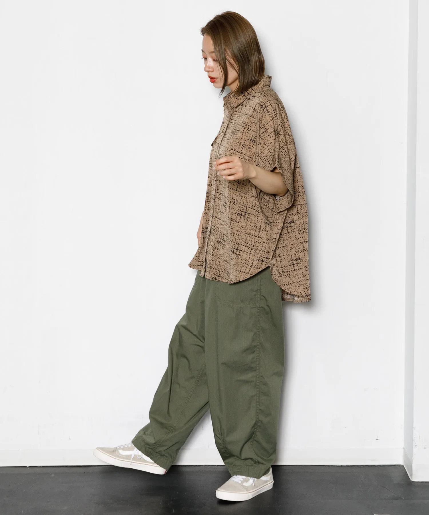 【WOMEN】THE NORTH FACE PURPLE LABEL Ripstop Wide Cropped Field Pants