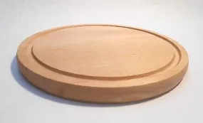 Wooden Chopping Cutting Board Wood Kitchen Utensil Board Handmade Round