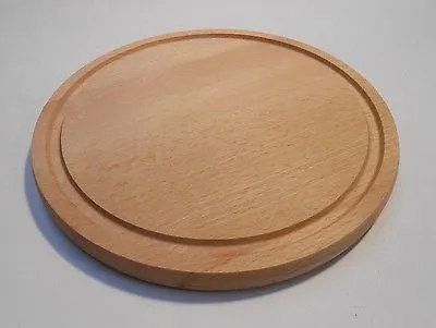 Wooden Chopping Cutting Board Wood Kitchen Utensil Board Handmade Round