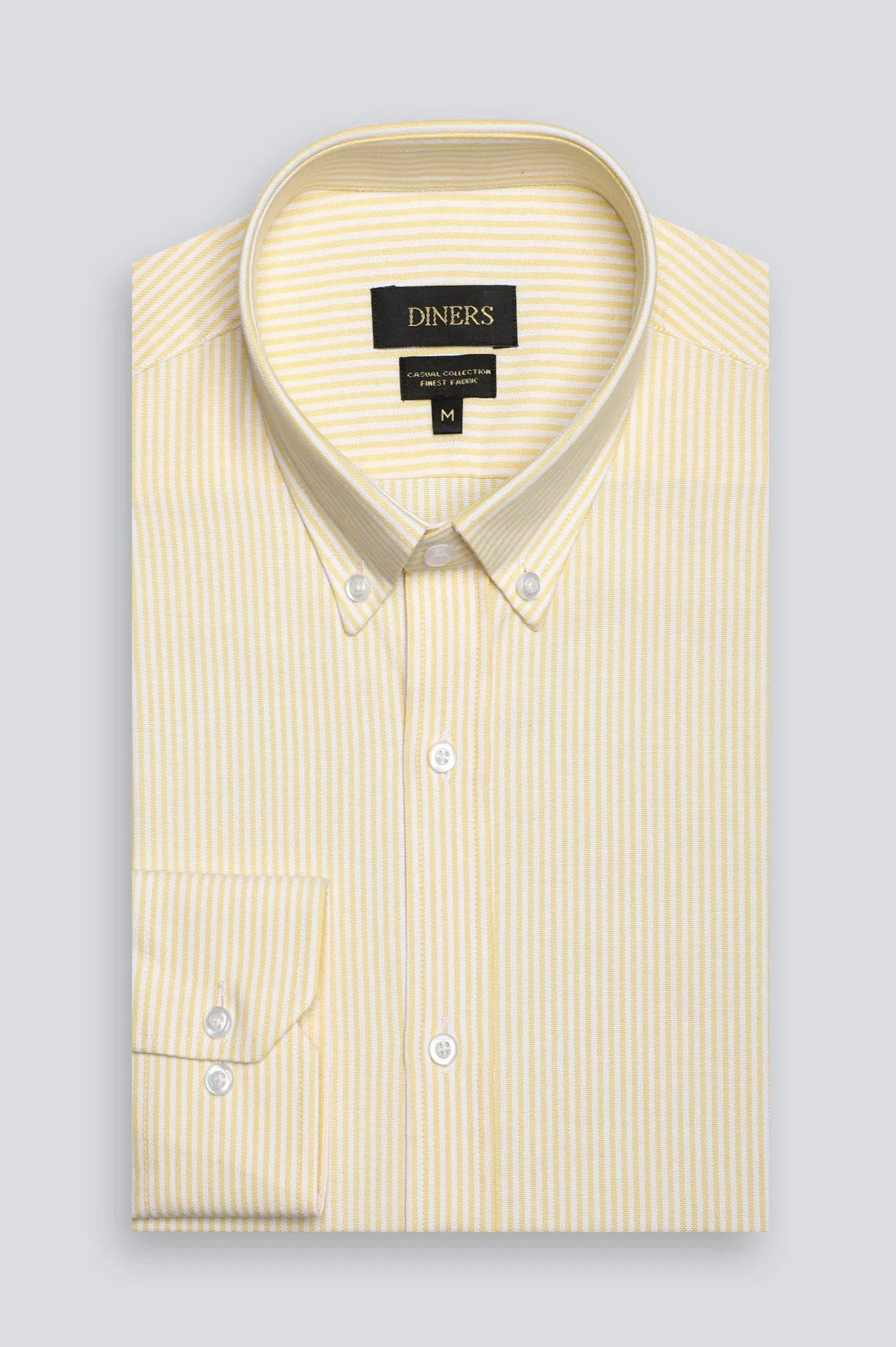 Yellow Bengal Stripe Casual Shirt