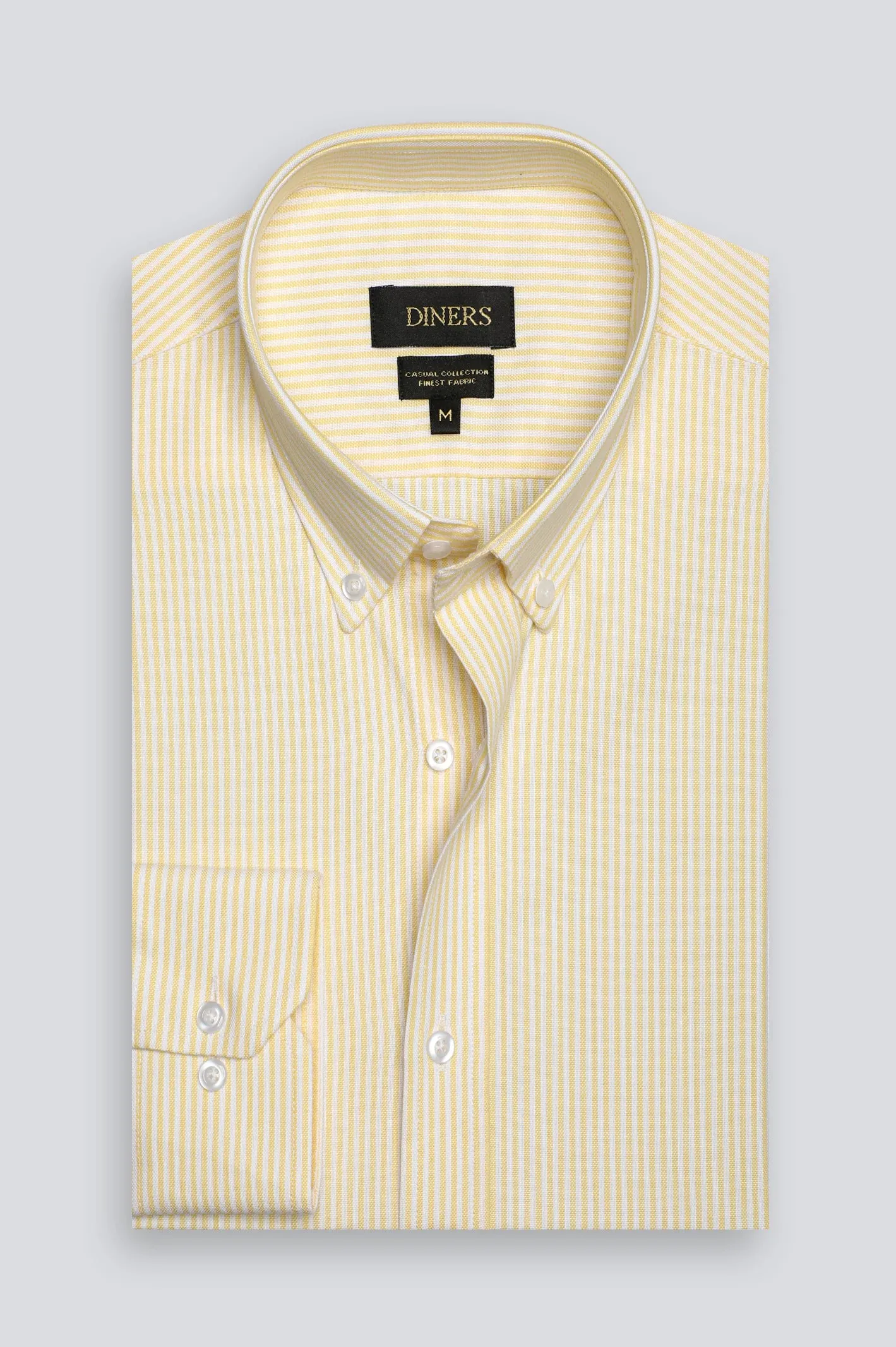 Yellow Bengal Stripe Casual Shirt