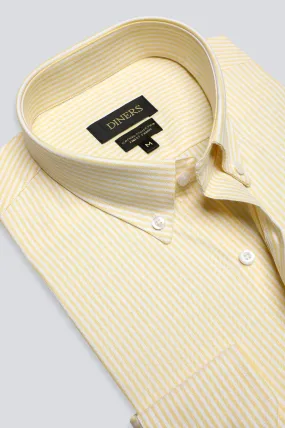 Yellow Bengal Stripe Casual Shirt