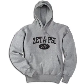 Zeta Psi Hoodie, Printed Vertical Arc Design - G185 - CAD